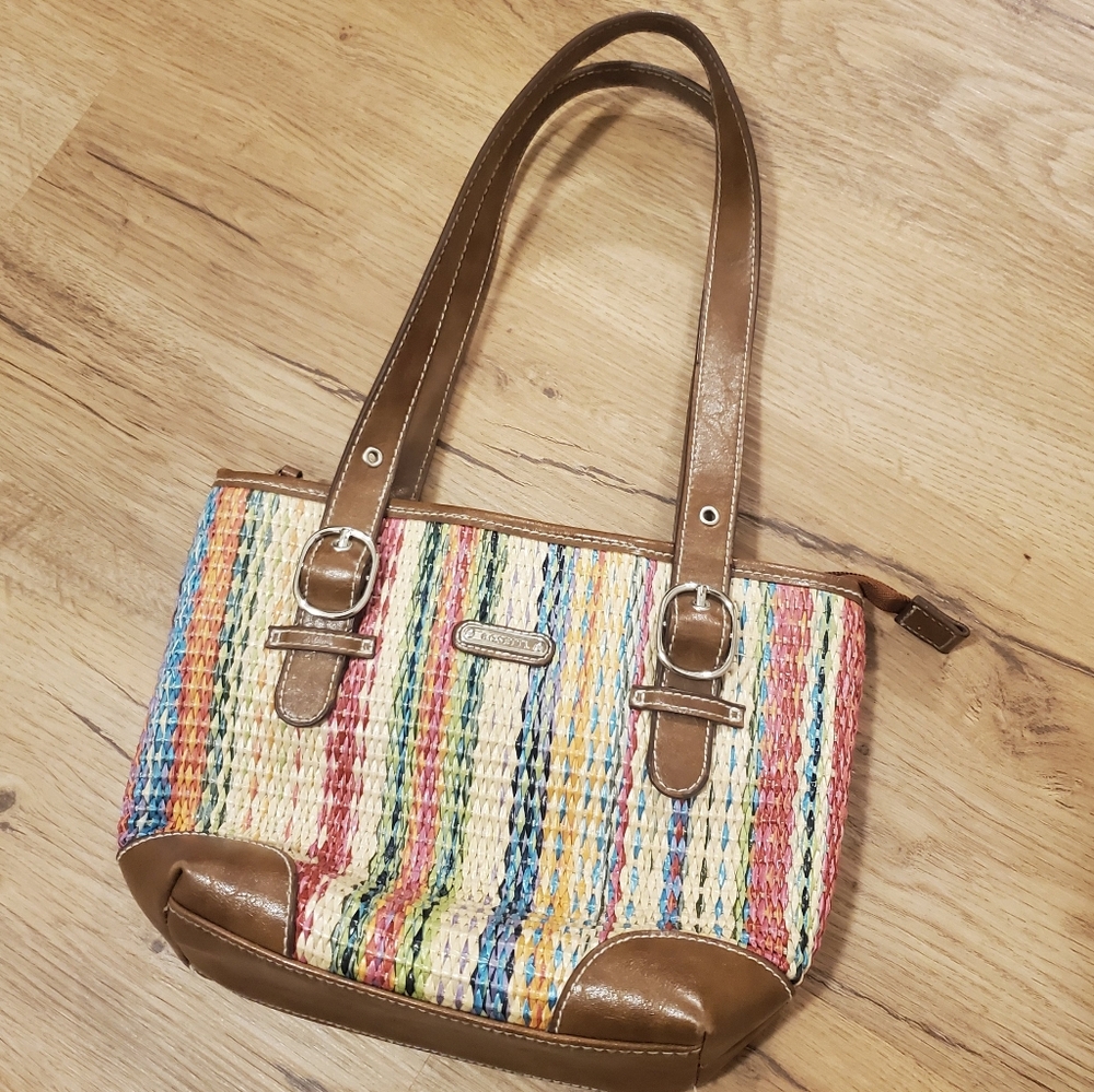 Striped Rosetti Purse Hand Bag Beachy Bright